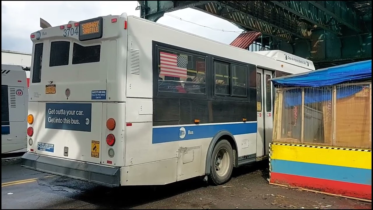 MTA: bus action (A shuttle, JFK shuttle, Q114, Q22, Q53 SBS)