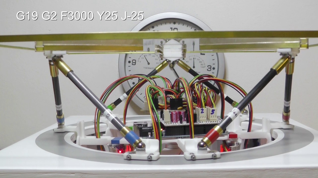 Circular-Base-Stewart-Platform, Part 10, The Motion-Demo