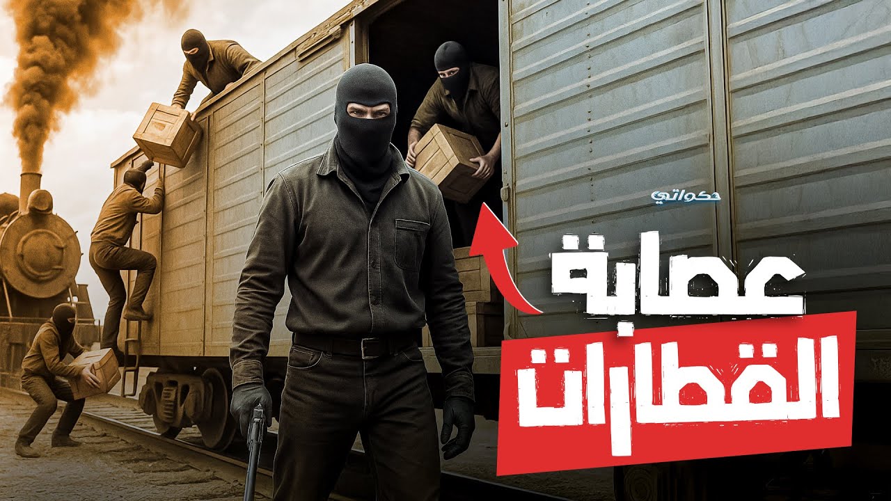 لصوص القطارات! عصابة تتقن تسلق القطارات و سرقة محتواها في رمشة عين