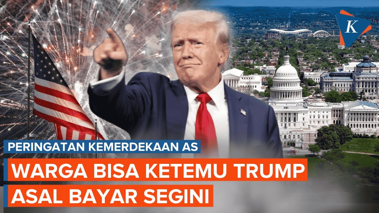 Panitia HUT AS Buka Peluang Warga Bertemu Trump,  tapi Ada Tarifnya