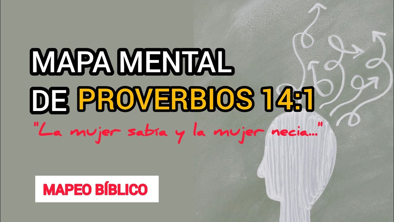 Proverbios 14:1| La mujer sabia edifica | MAPEO BÍBLICO
