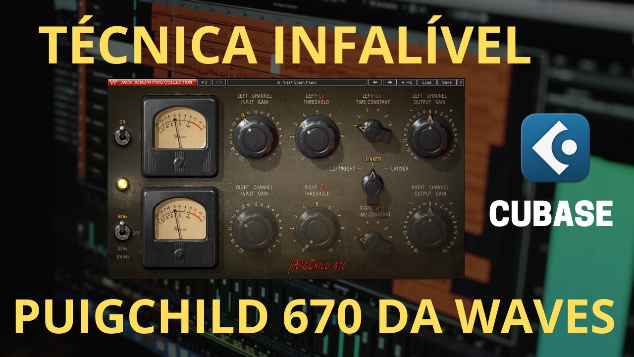Mixagem Equilibrada? Use o Puigchild 670 da Waves T&eacute;cnica Infal&iacute;vel.