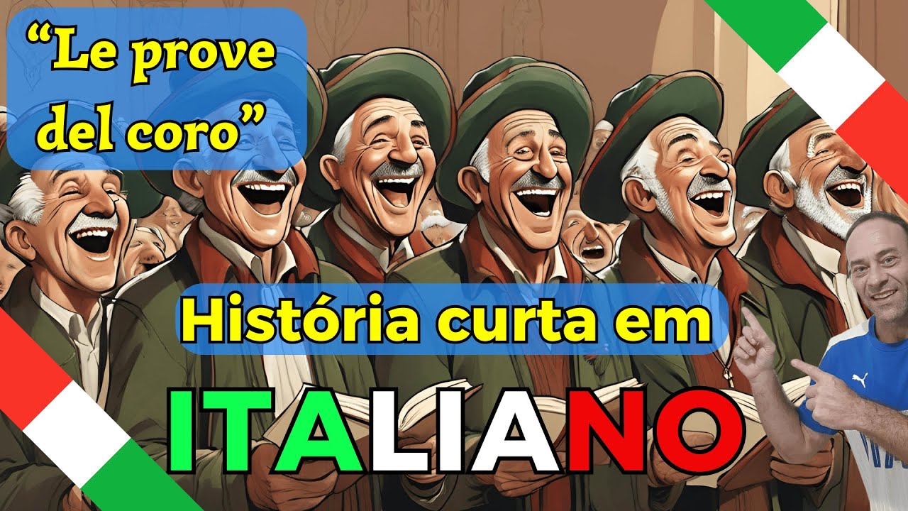 🇮🇹APRENDA ITALIANO de uma forma DIVERTIDA com HISTÓRIAS CURTAS | Exercício FÁCIL!🗣🇮🇹