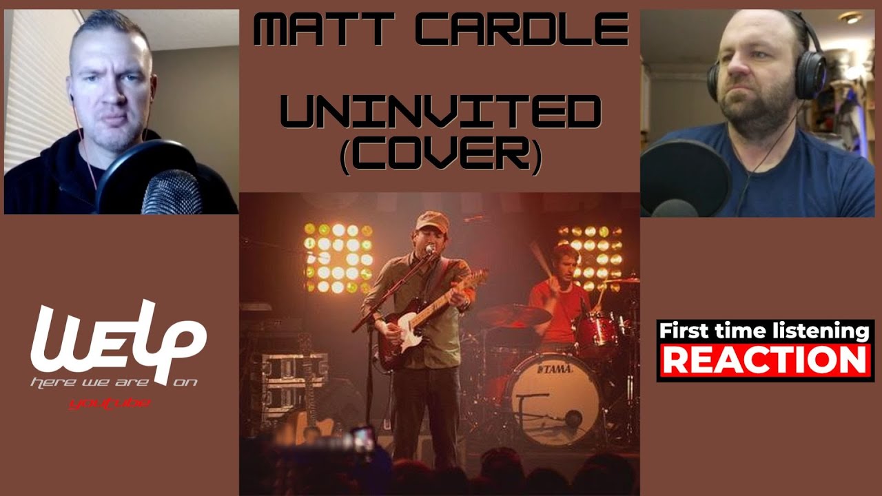 Matt Cardle - Uninvited (cover) FIRST TIME LISTENING | REACTION