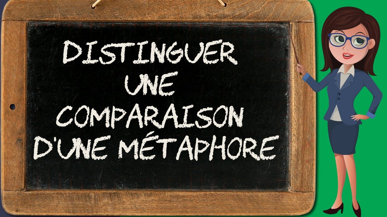 Différence entre comparaison et métaphore (figures d'analogie 6/11)