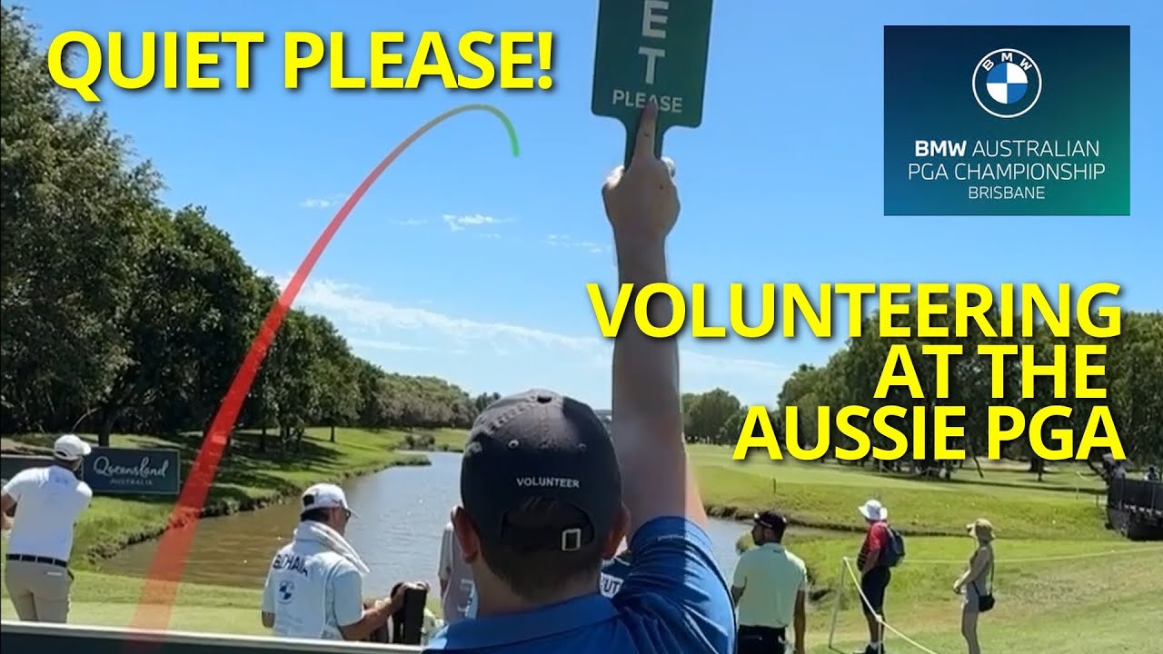 Volunteering at the 2025 Australian PGA
