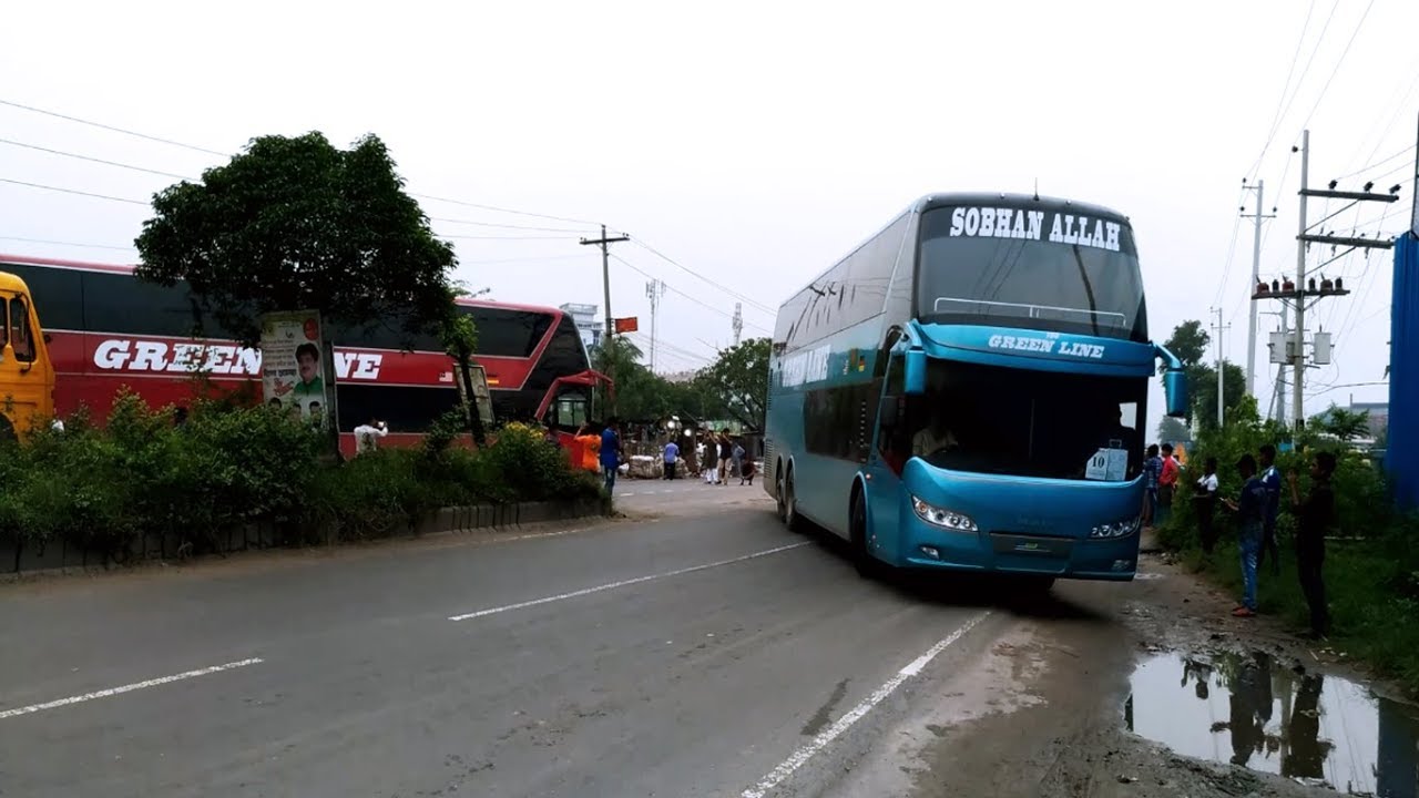 Green Line Double Decker Man Multi-Axle Bus Live in BD part-Final