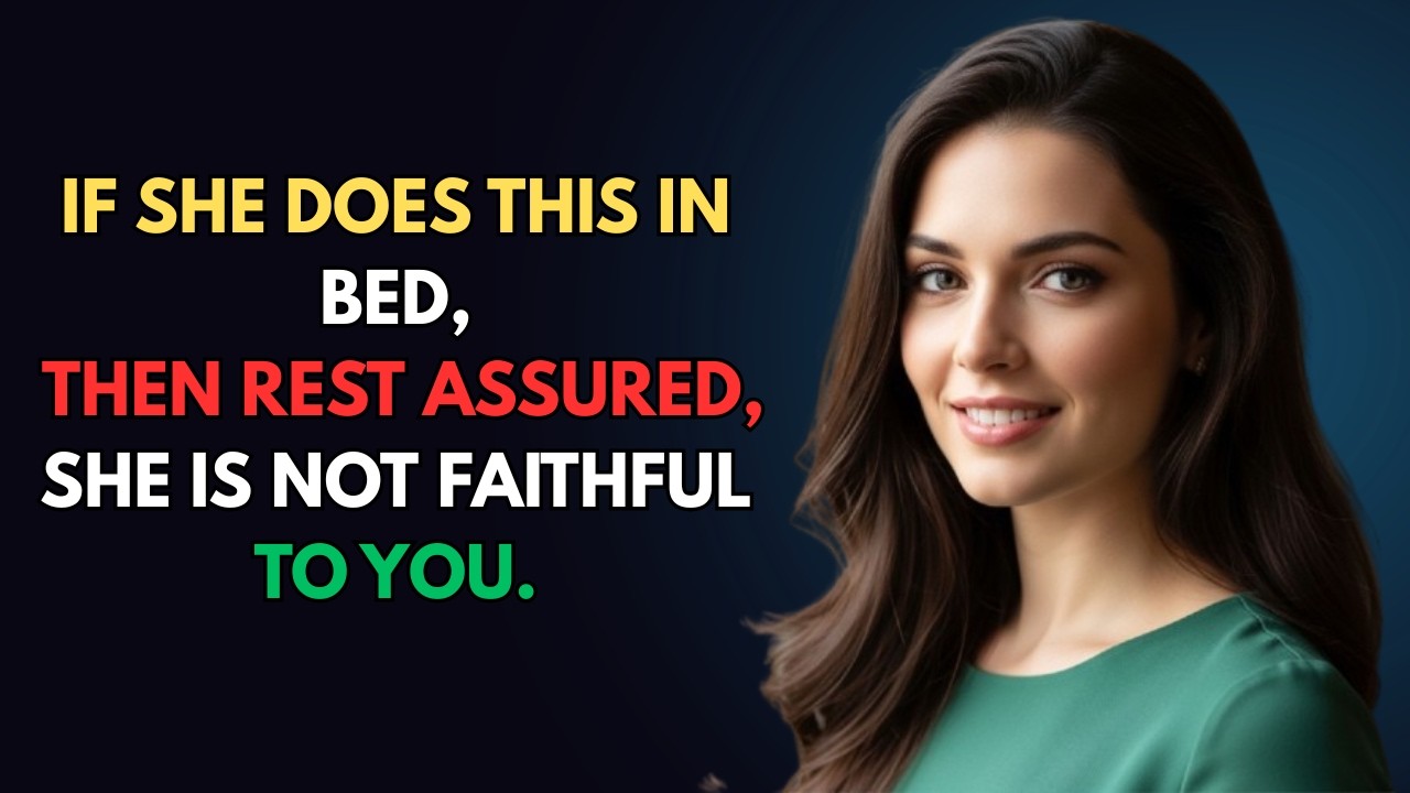 Every woman who is unfaithful to her husband always leaves these hidden signs 💔 | Female Psychology