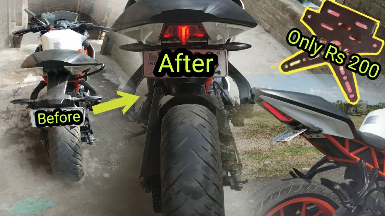 Tail Tidy Installation On KTM Rc | In Just Rs:200 | Part 1 | MKS Bikelovers