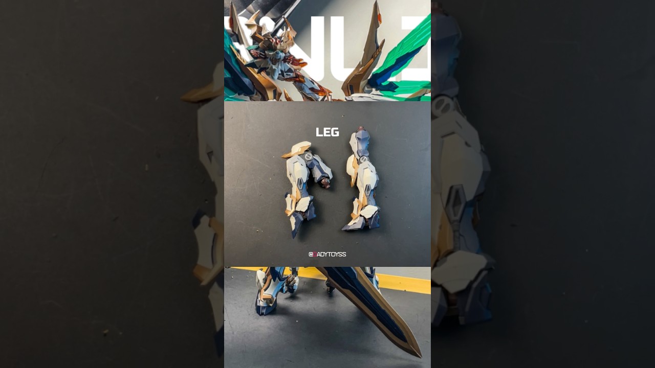 YING LONG LEG UNIT #asmr #satisfying #modelkit #short