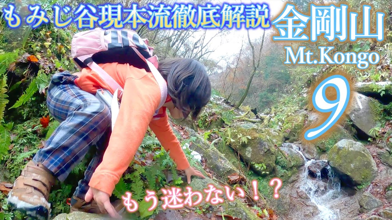 金剛山のもみじ谷ルートはアドベンチャーコース 6歳娘のワクワクが止まらない
