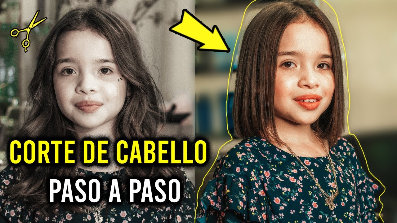 CORTE DE CABELLO BOB EN NIÑA Y COMO  CUIDAR SU  CABELLO  |  THEMO ROSAS