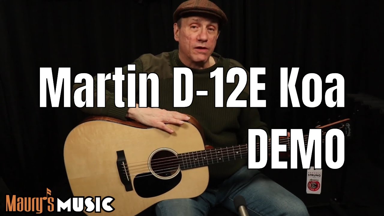 Martin Guitar DEMO D-12E Koa #martinpride