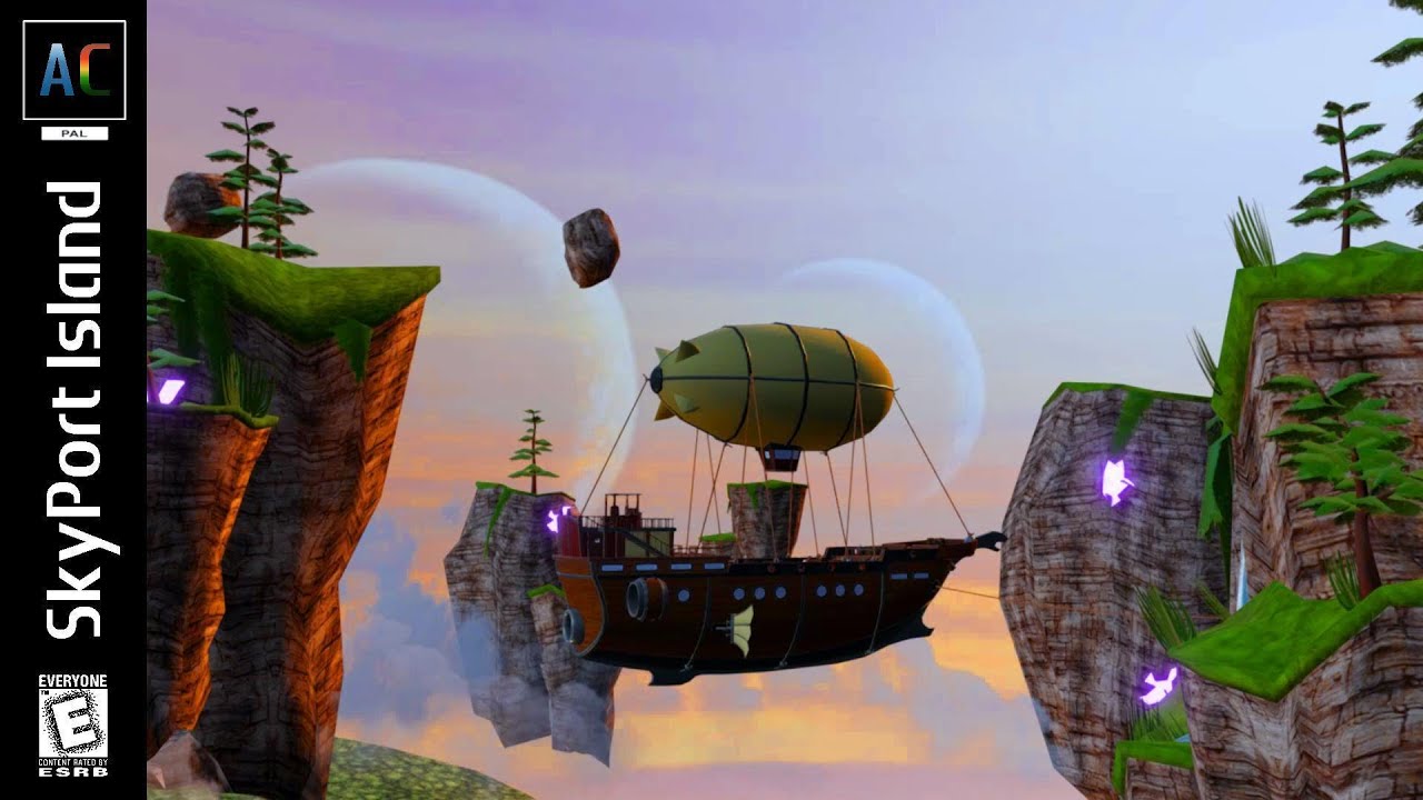 SkyPort Island [Low Poly Adventure EP, VGM, PSX/N64]