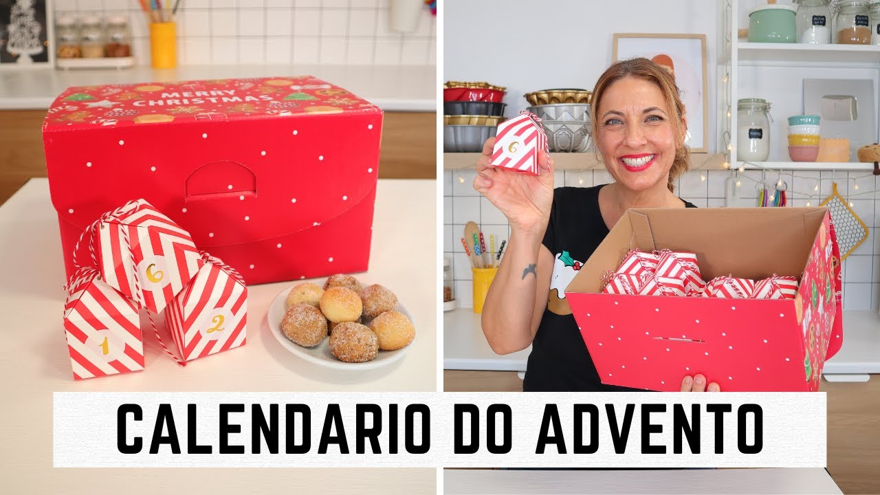 Como fazer um calendário do advento de bolachinhas