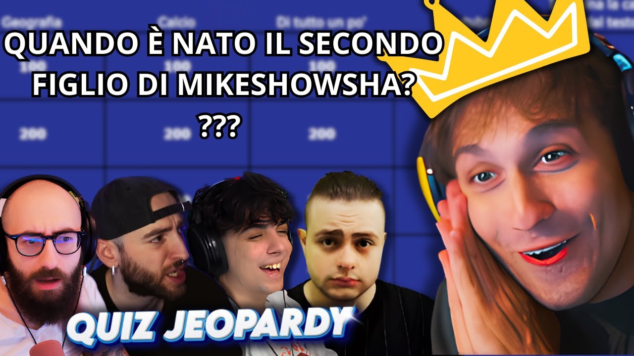 IL RE DEI QUIZ ONLINE 👑 JEOPARDY Con BLUR, MARZA, MANUUXO, PESH e ZAZZONE