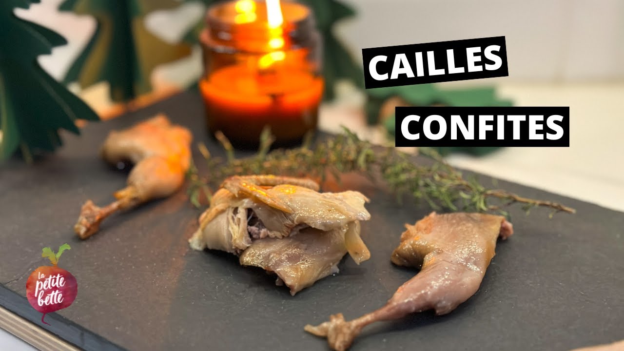 CAILLES CONFITES 🍗 Recette de caille gourmande et facile