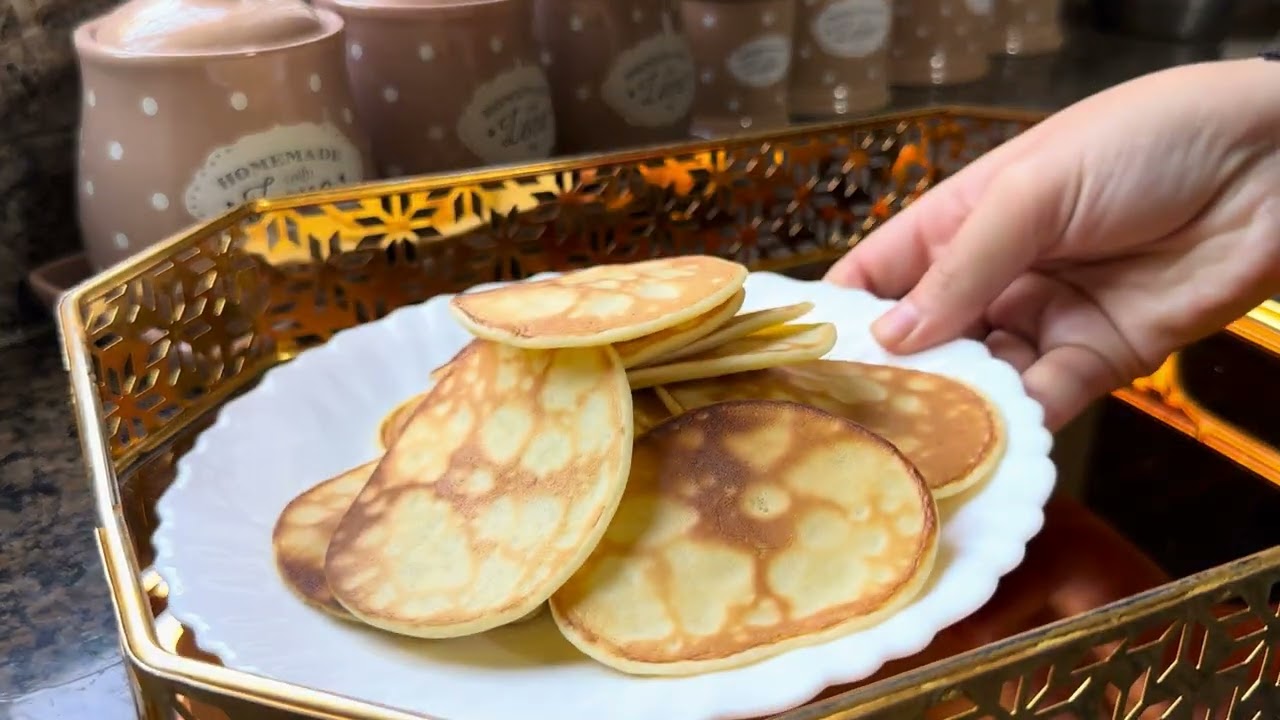 فلوق أسبوعي صباحي🌞وصفة بانكيك🥞