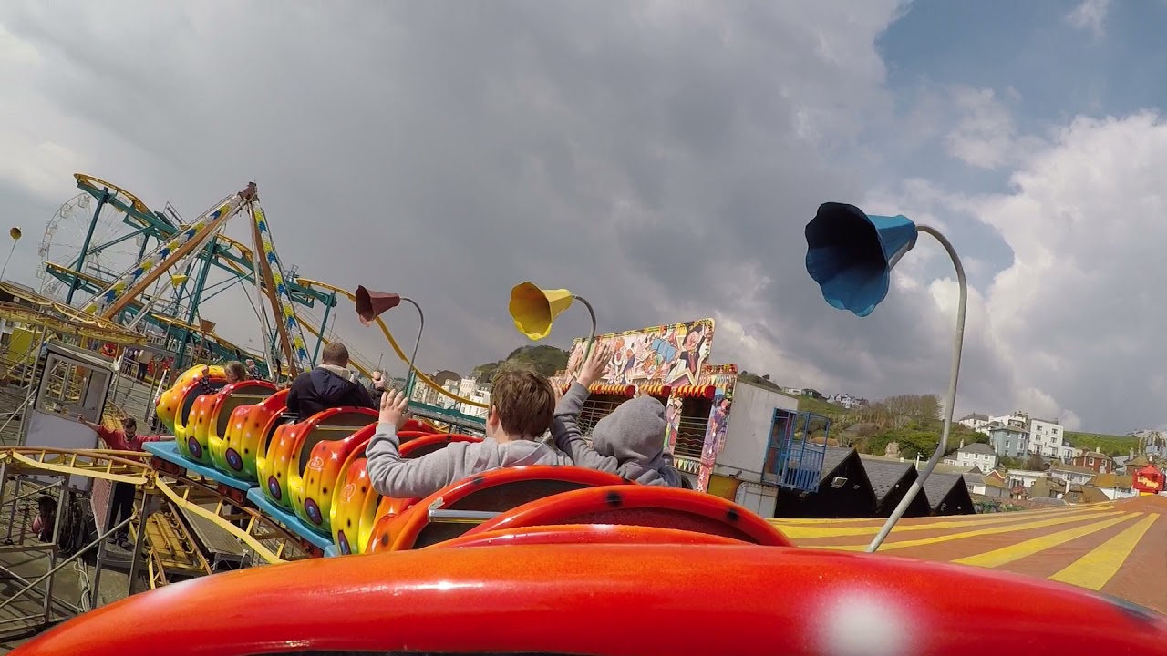 Caterpillar On Ride at Flamingo Park Hastings