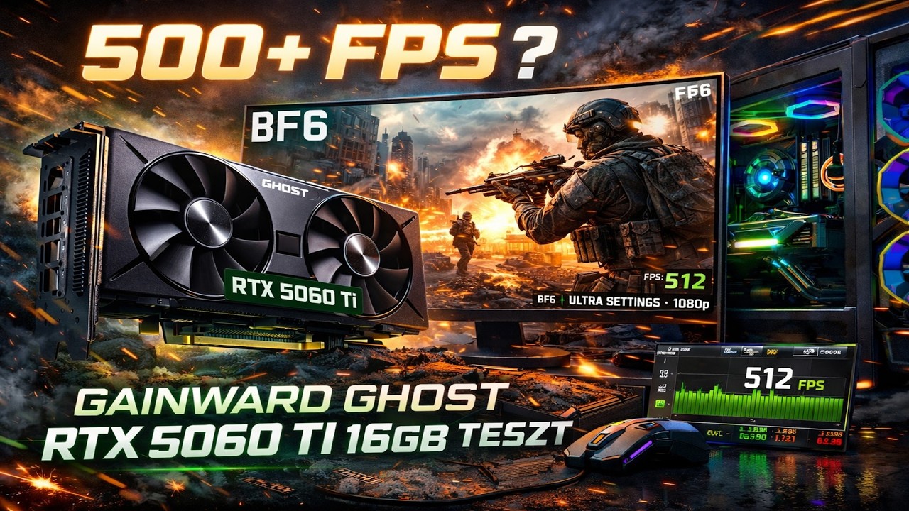 16 GB VRAM megmenti az RTX 5060 Ti-t? 2026 TESZT