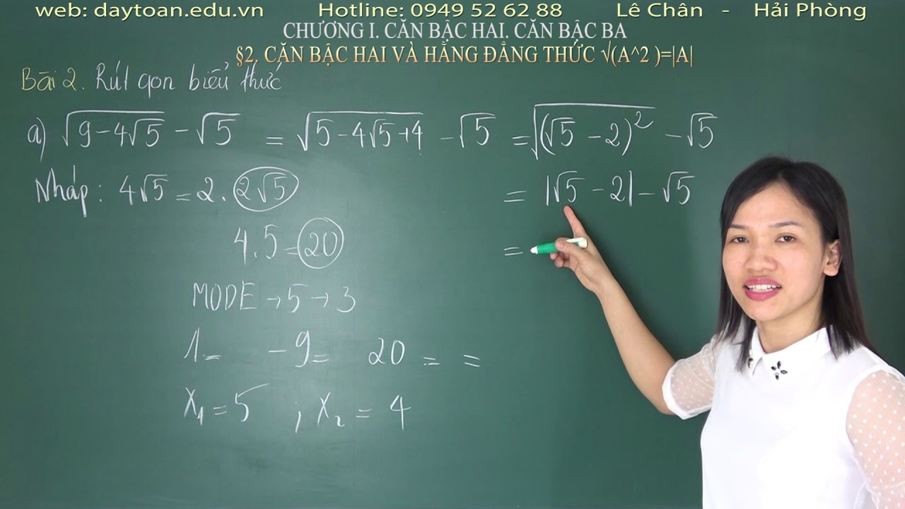 [Chương I] - Rút gọn biểu thức chứa căn bậc hai - toán 9