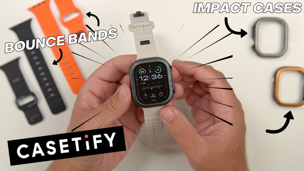 NEW Apple Watch Ultra CASETiFY Bounce Bands + Impact Cases!