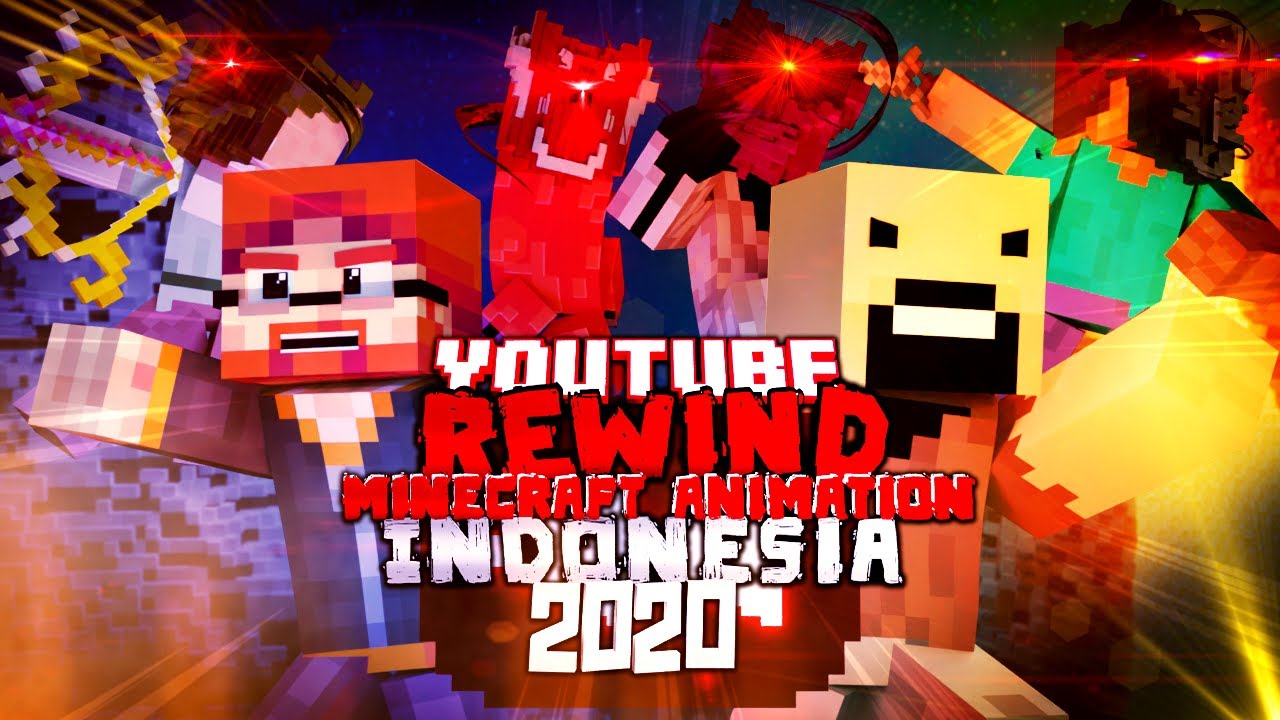Youtube Rewind Minecraft Animation Indonesia 2020 = End Of The Beginning =