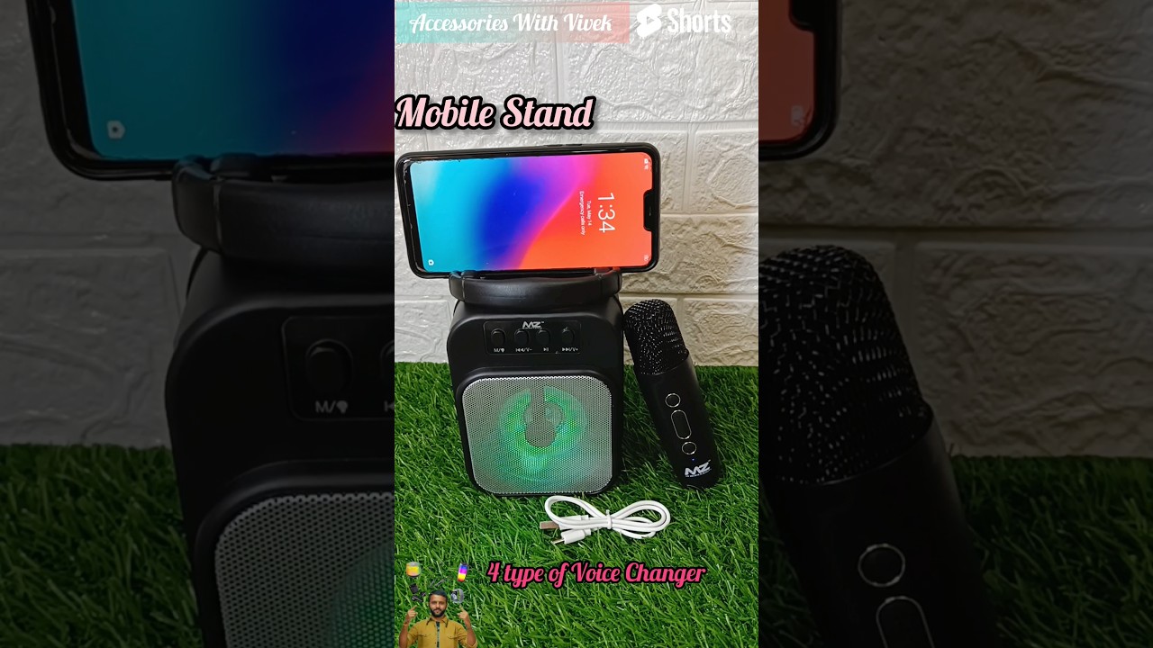 MZ M53VP Wireless karoke Speaker Unboxing #mz #minispeaker #karoke #bluetooth #wirelessmic #shorts