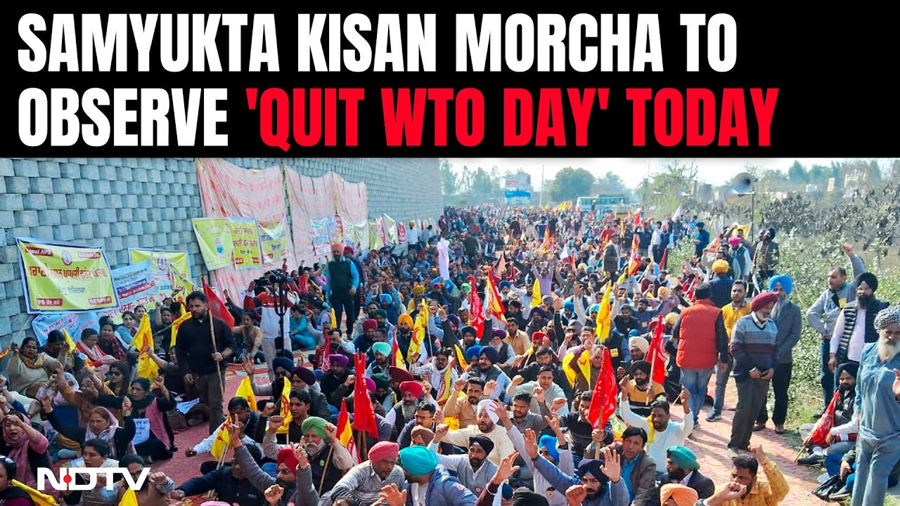 Farmers Protest Latest News | Farmer's Body Samyukta Kisan Morcha To Observe 'Quit WTO Day' Today