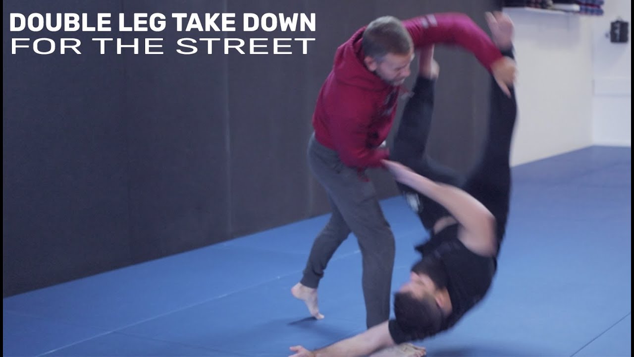 Double Leg Takedown For The Street With Ryan Hoover