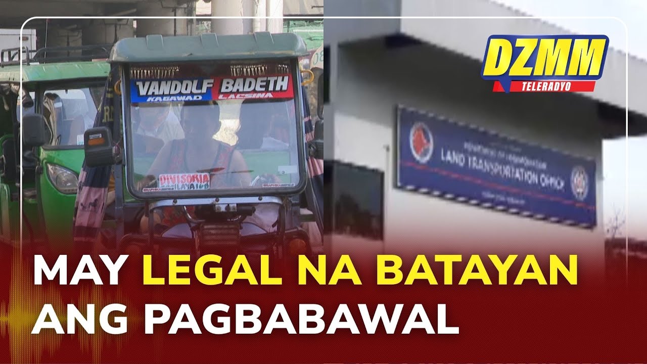 LTO: Banning e-bikes, e-trikes on nat'l highways legal | DZMM Teleradyo (28 November 2025)