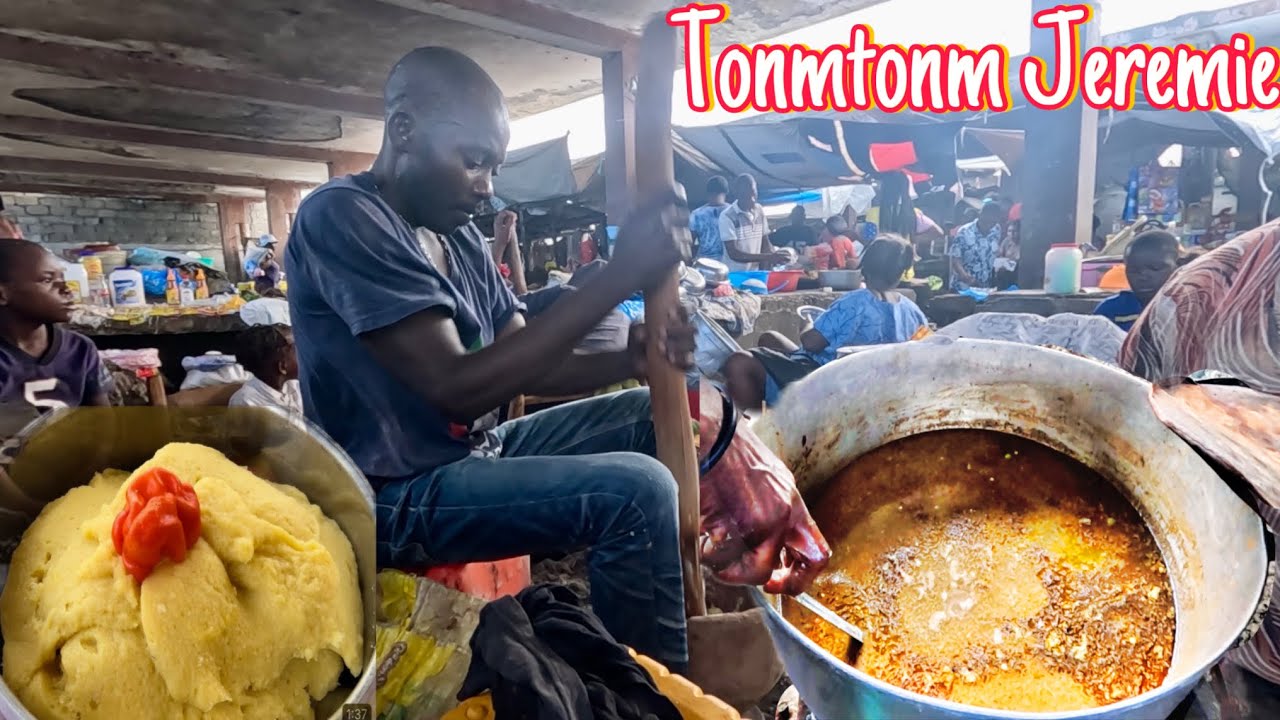 Men pri yon plat tontonm nan maché Jeremie.