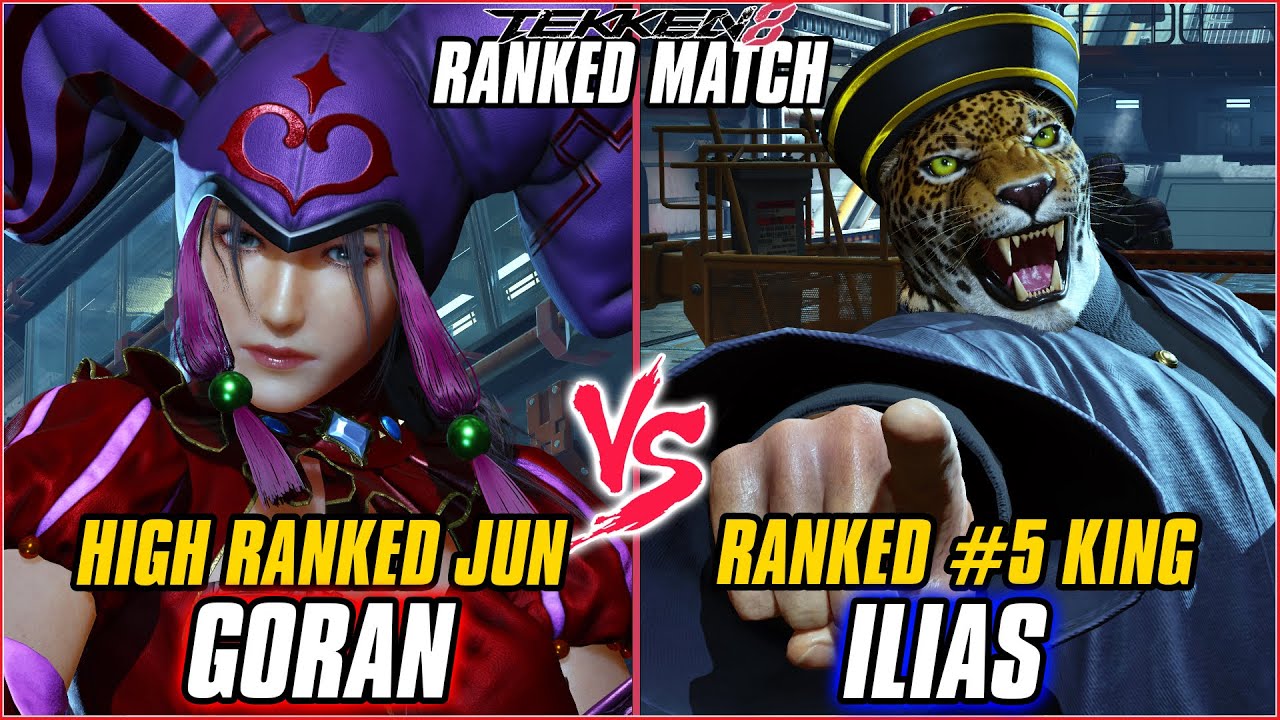 TEKKEN 8 ▰ GORAN (Jun) vs ILIAS (#5 Ranked King) ▰ T8 RANKED GAMEPLAY