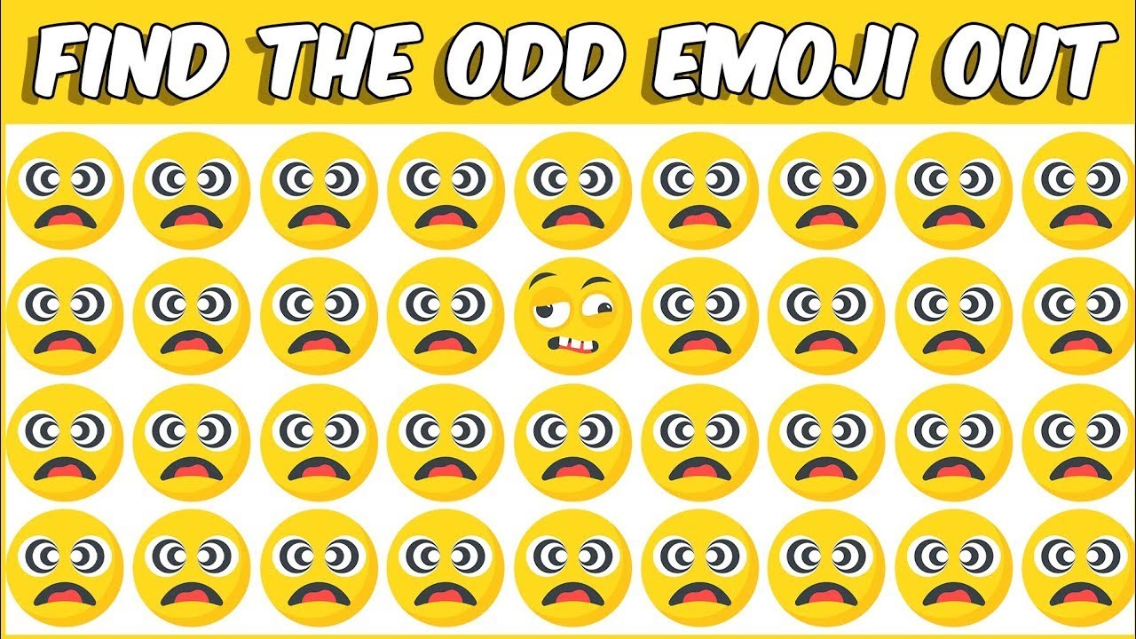 Find The Odd One Out | Emoji Quiz