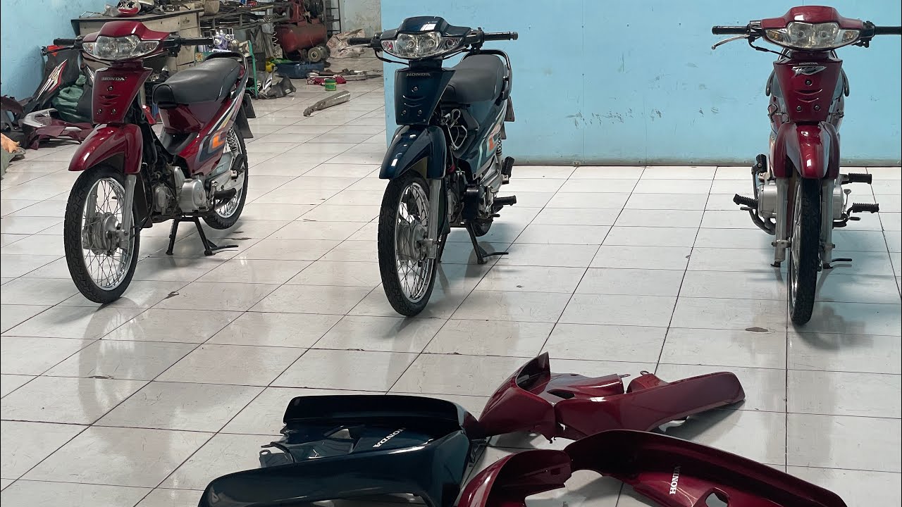 Wave Thái 100 2004 , Wave Alpha Lốc Đen, Lốc Trắng .khác Nhau Của Wave 100 thái và aphaVN ở Đâu