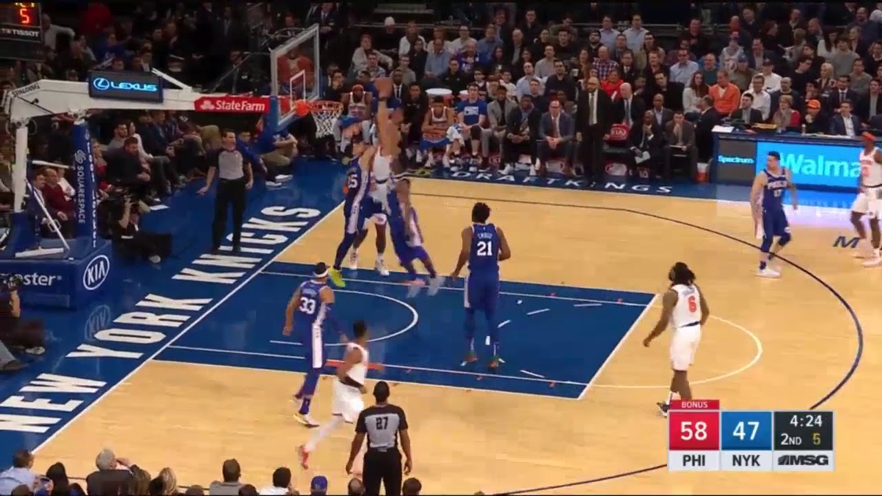 Ben Simmons Gets Murdered By Kevin Knox's Craziest Poster Dunk！