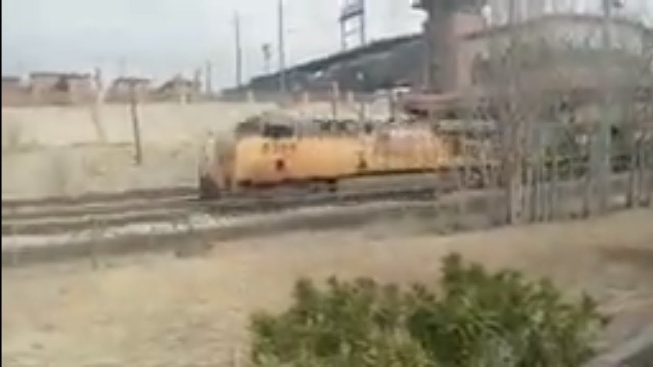 UP ES44AH 5389 Leads A Stack Train With NS C44-9W 9688 In El Paso Texas 1-23-2023