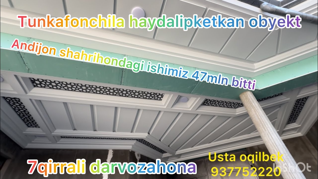 Mana osha tunkafonchila kochani bitkazip ish toxtap qolgan obyekt bitti baho bering