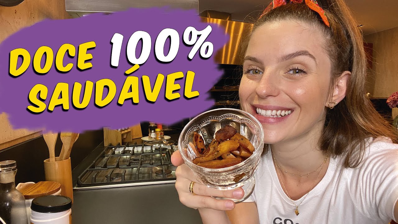 SOBREMESA OU LANCHE RÁPIDO: DOCE DE MAÇÃ SIMPLES SEM AÇÚCAR