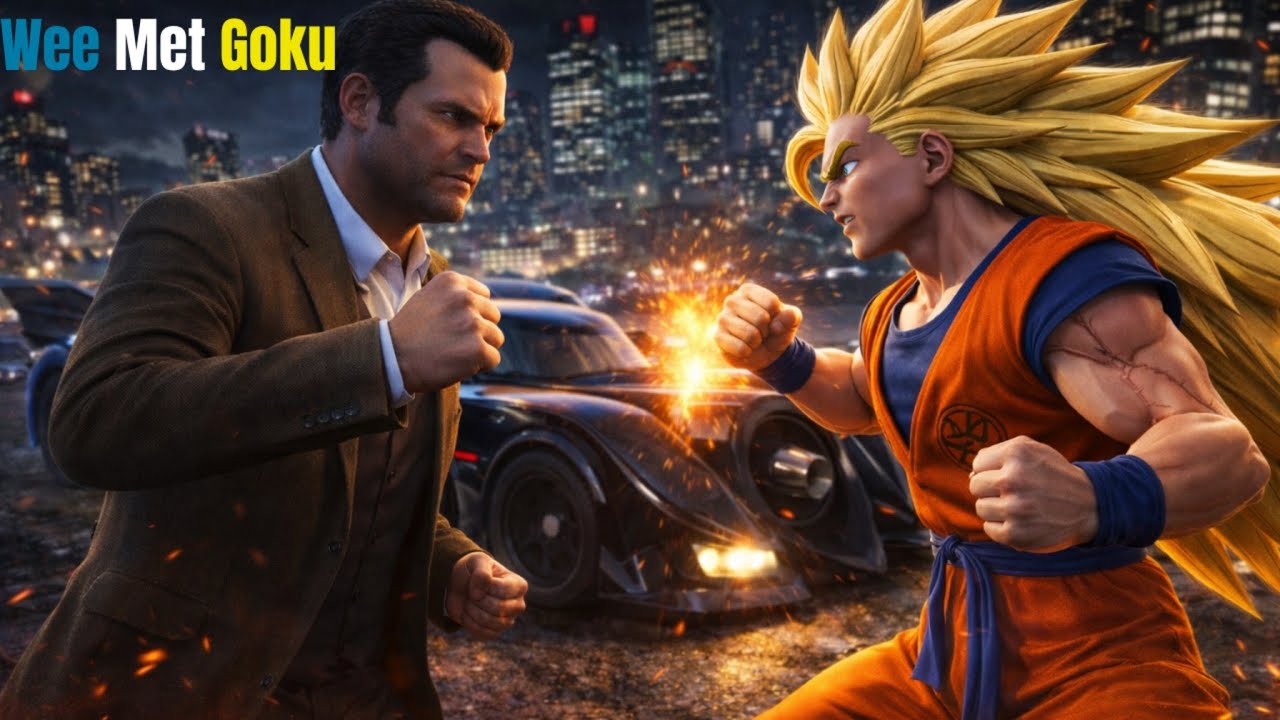 Michael Meets Goku in GTA 5|