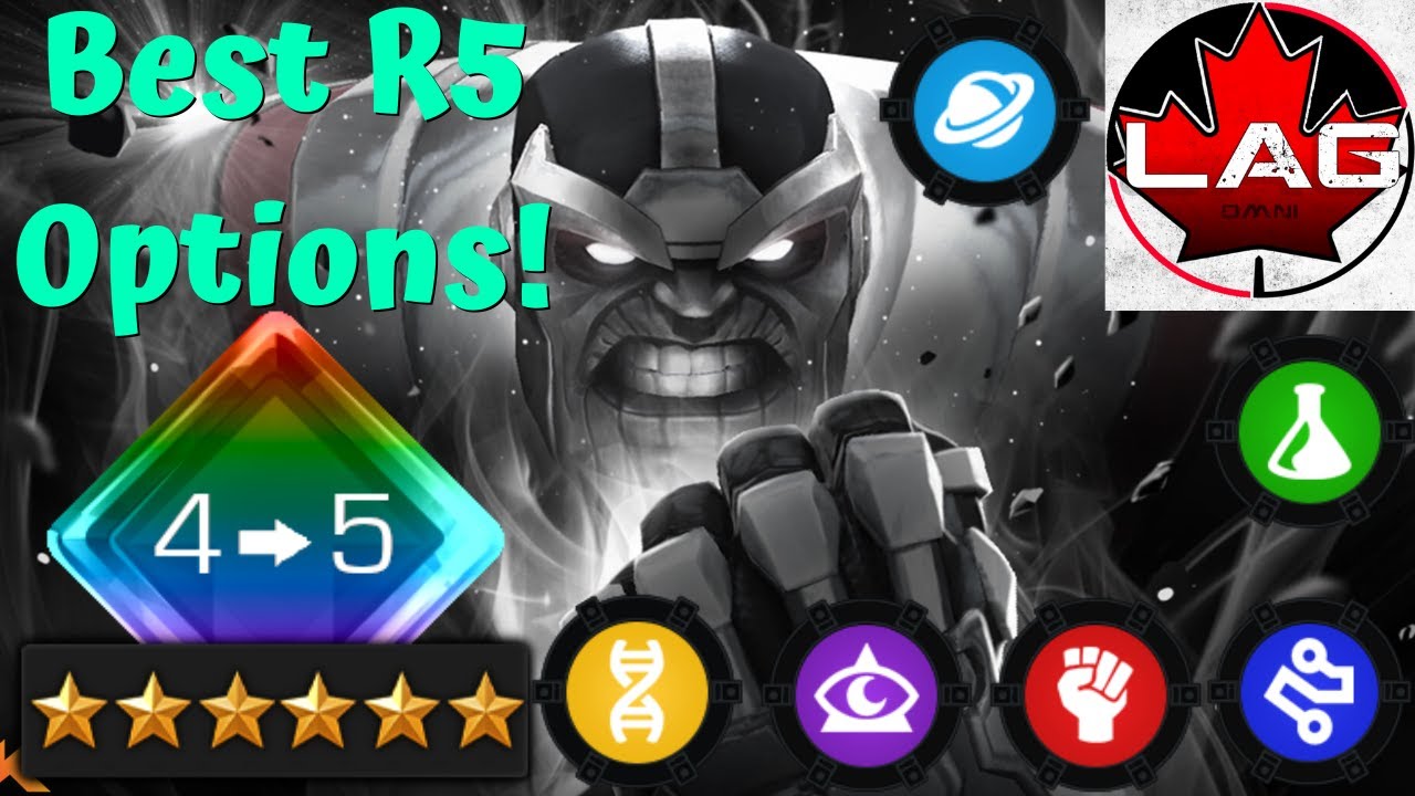Best Options For 6* Rank 5 In Every Class!! Lagacy's Opinion! 4-5 Gem! - Marvel Contest of Champions
