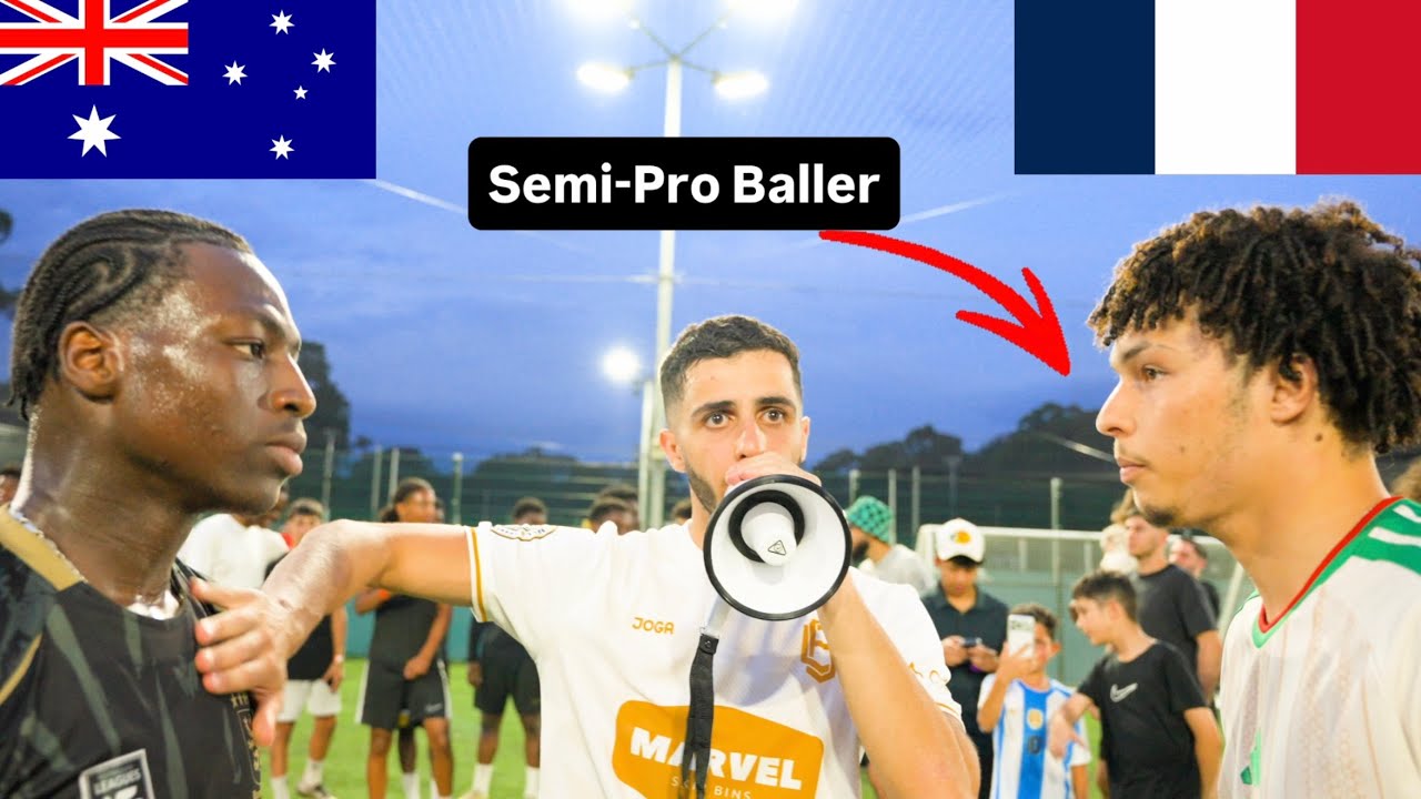 French Semi Pro vs Sydney's Best in $2.8k 1v1 Football Challenge