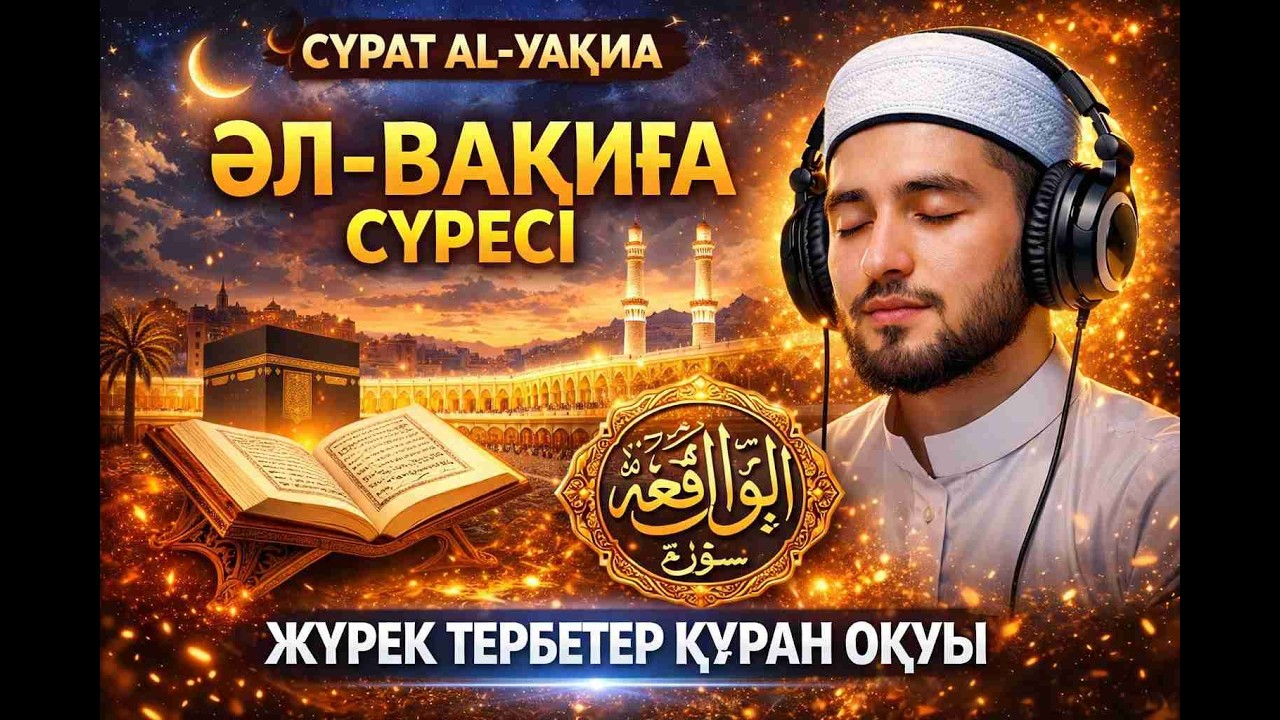 Рамазанға ерекше Құран дауысы 🌙 Әл-Уақиға сүресі – жан тыныштығы