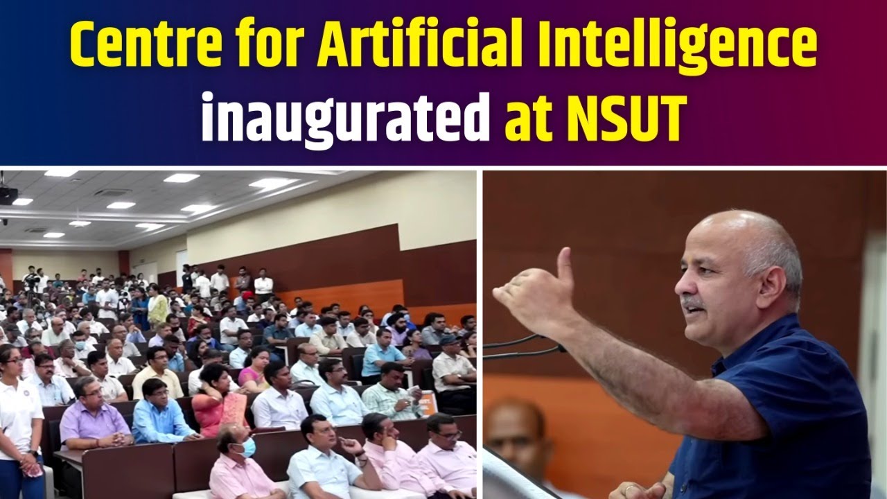 Inauguration of #Centre_for_Artificial_Intelligence at #NSUT