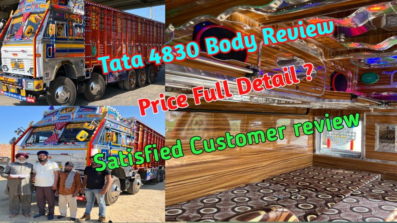 Amritsar city Punjab || tata 4830|| customer reviews ||Price ? || New Gill Truck Body Patran