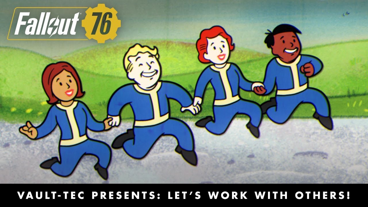 Fallout 76 &ndash; Vault-Tec представляет: Давайте работать вместе! Видео многопользовательского режима...
