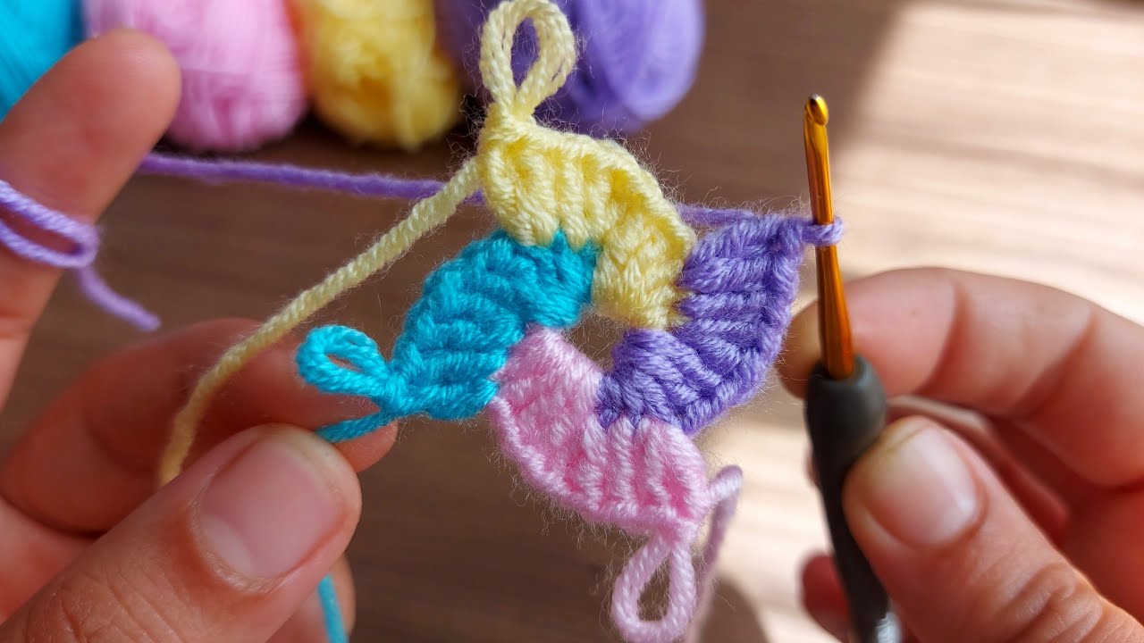 Super Easy Crochet Knitting - Tığ İşi Çok  Kolay Örgü Modeli