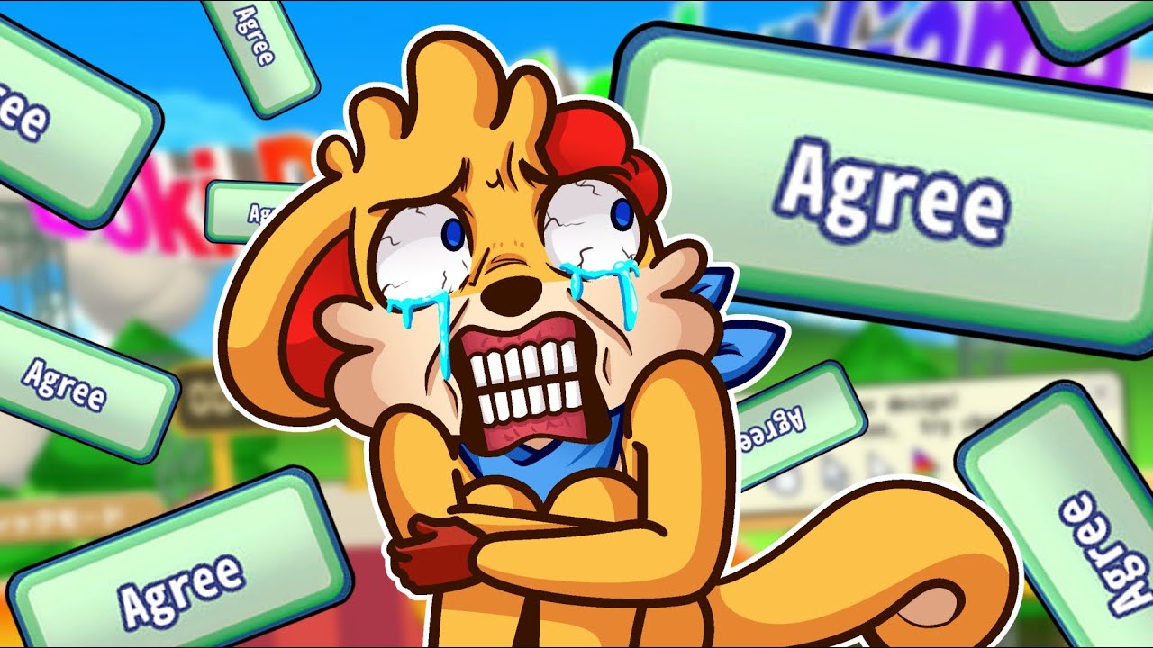 RAGING TRYING TO ACCEPT THIS GAMES TOS!!! [AGREEE]