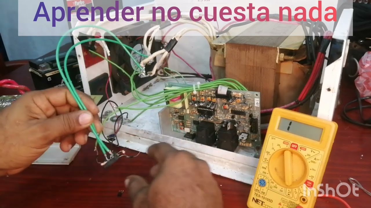 como reparar un inversor no oscila