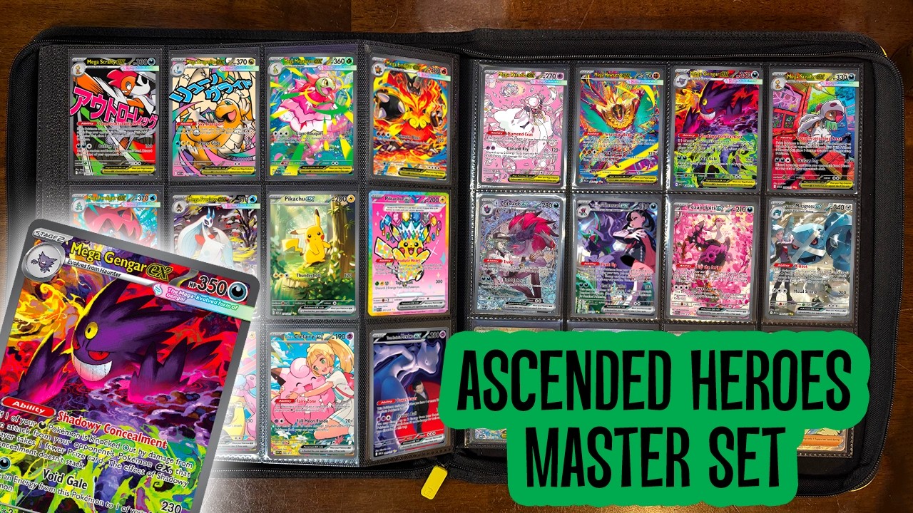 Pokemon Ascended Heroes Complete Master Set - 613 Cards + Extras!